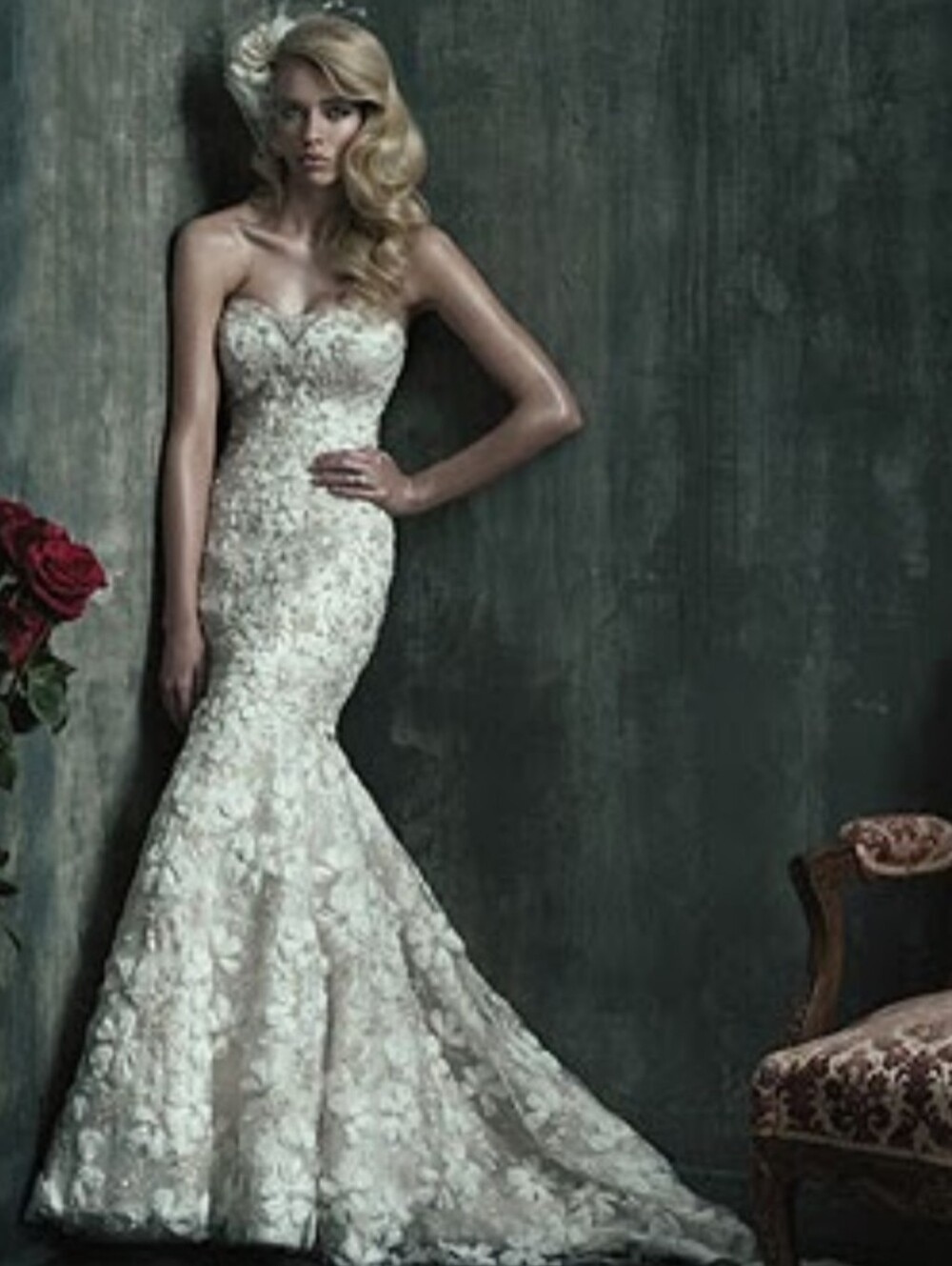 Allure Bridals c184 size 10 Never Worn or Altered